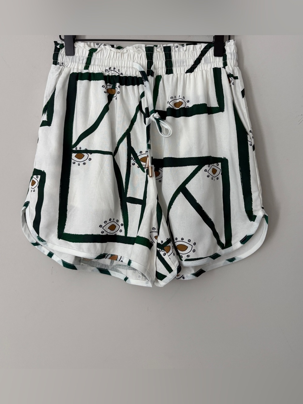 Commense Print Drawstring Shorts Set -S - Picture 6 of 13